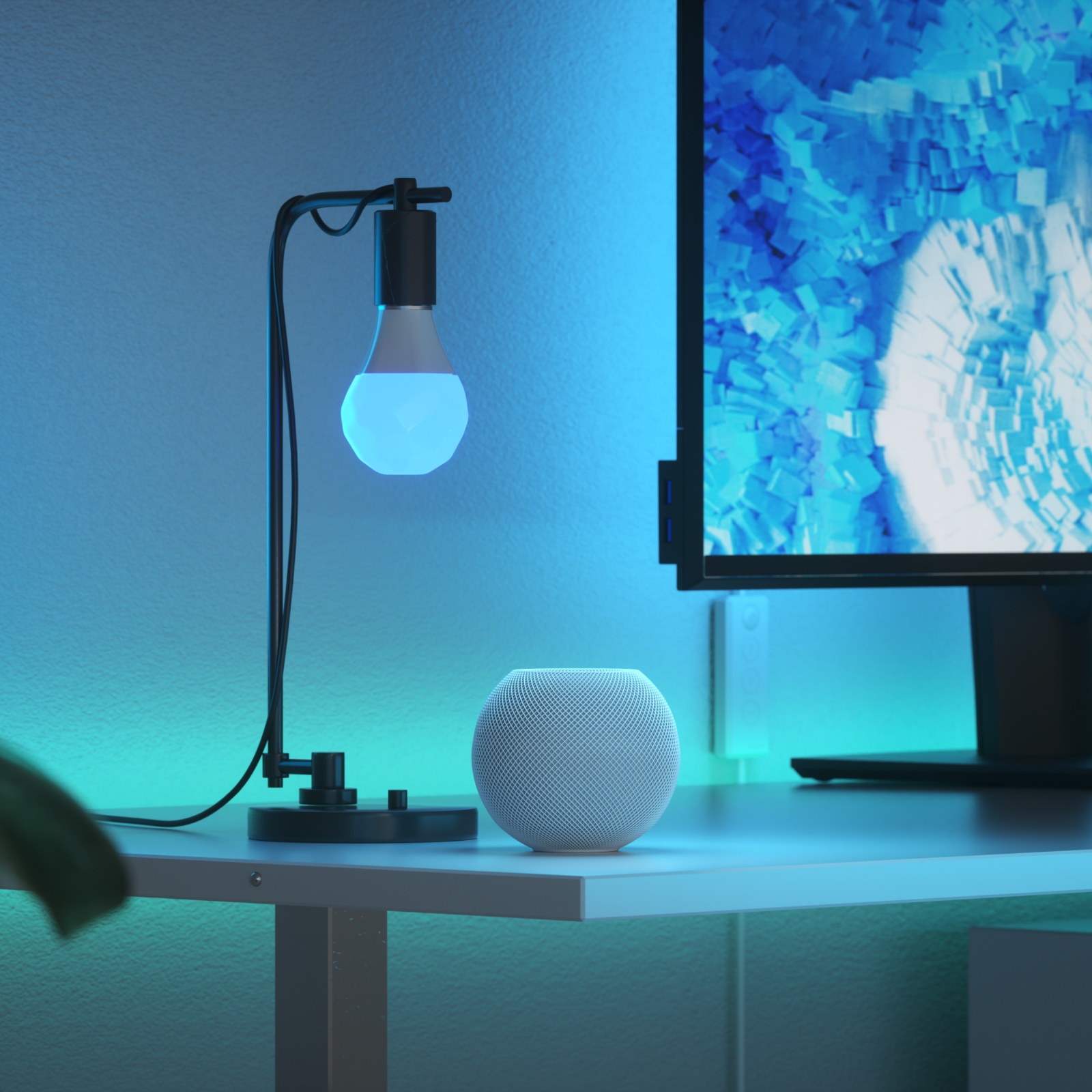 Nanoleaf Essentials Thread enabled color changing smart light bulbs. 3 pack. Similar to Wyze. HomeKit, Google Assistant, Amazon Alexa, IFTTT.