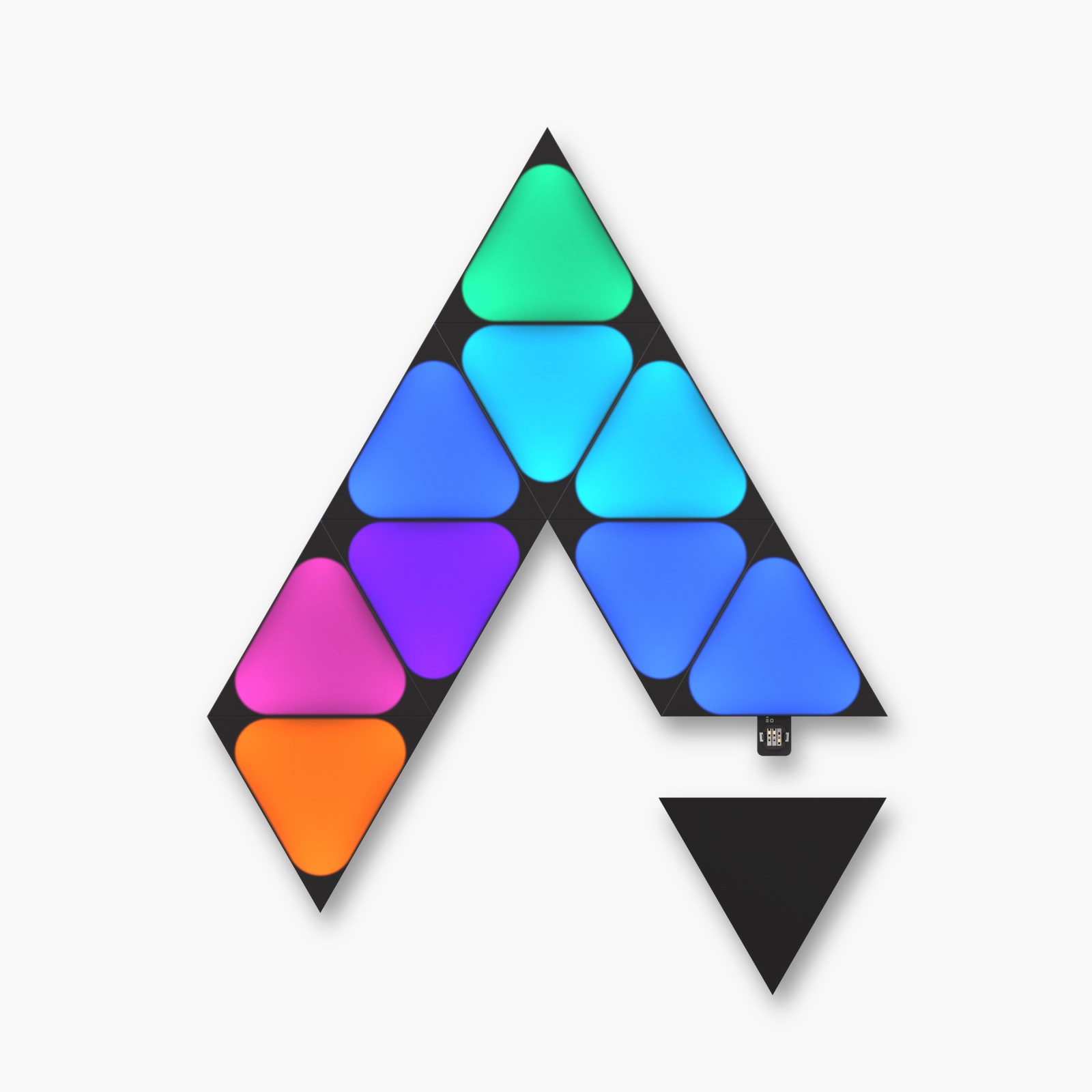 Nanoleaf Shapesミニトライアングルスマーターセット5枚＋拡張10枚 Nanoleaf Shapes ミニトライアングル 拡張パック（10枚入り