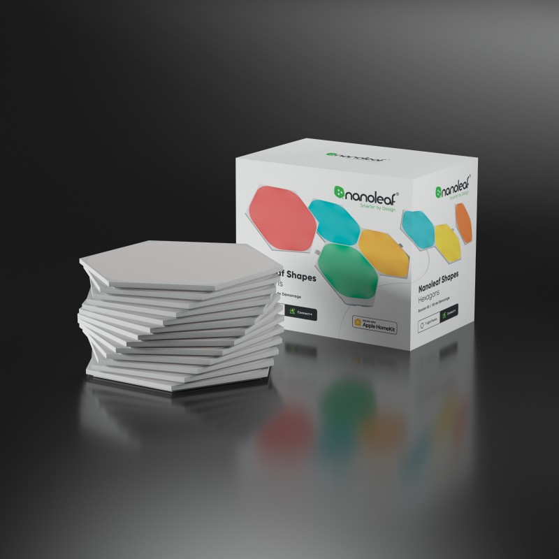 Nanoleaf day sale hexagons 13pk package image