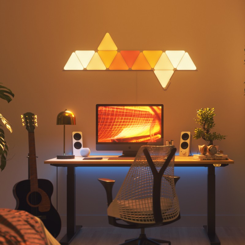 Nanoleaf day sale triangles 13pk environment image