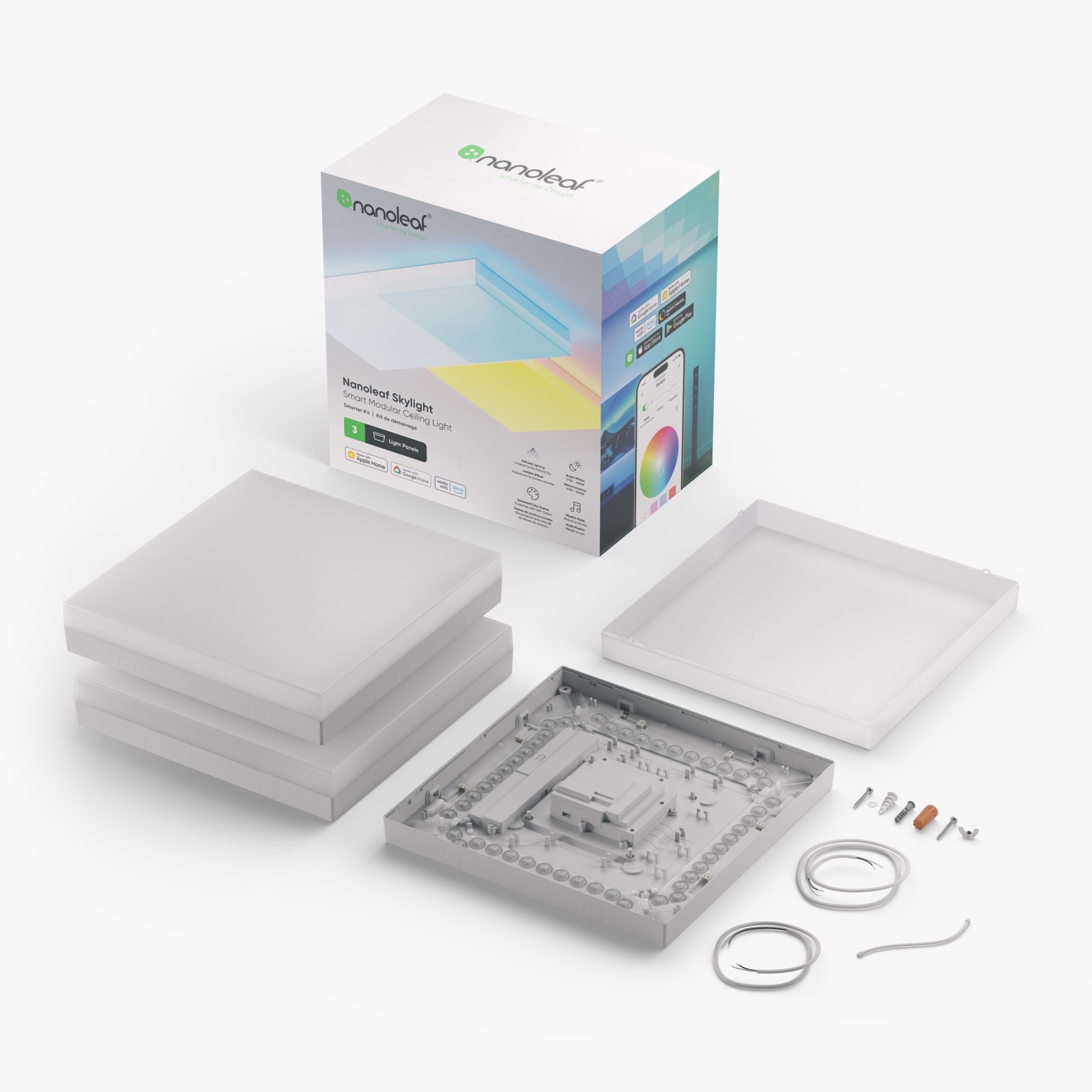 Nanoleaf skylight 3 pack hover image